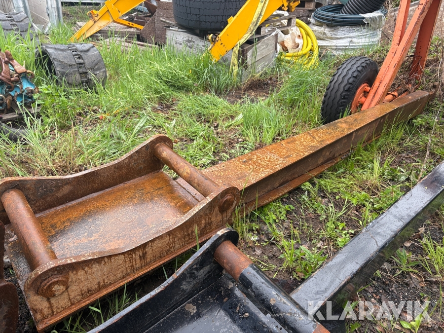 Kranarm till grävmaskin