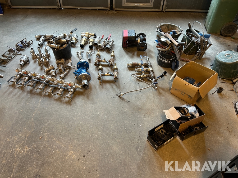 Parti med slang/ rörkopplingar