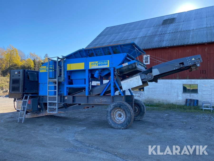 Krossverk City Skid 7X4 på lastväxlarram