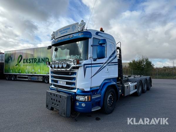 Lastväxlare - tridem Scania R520 plogutrustad