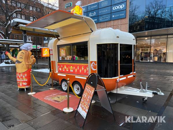 Komplett Foodtruck 3,9m med påskjutsbroms