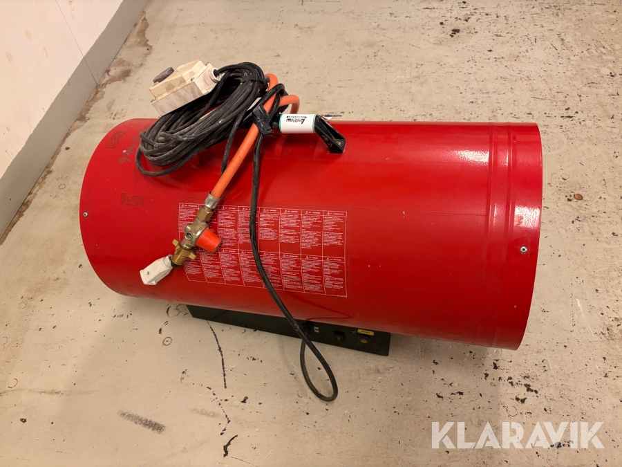 Gasolvärmare Munters Kid 60 AE 60kw med termostat