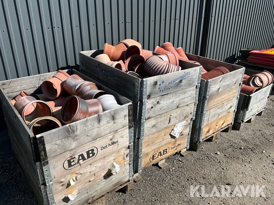 VVS rördelar 4st pallar