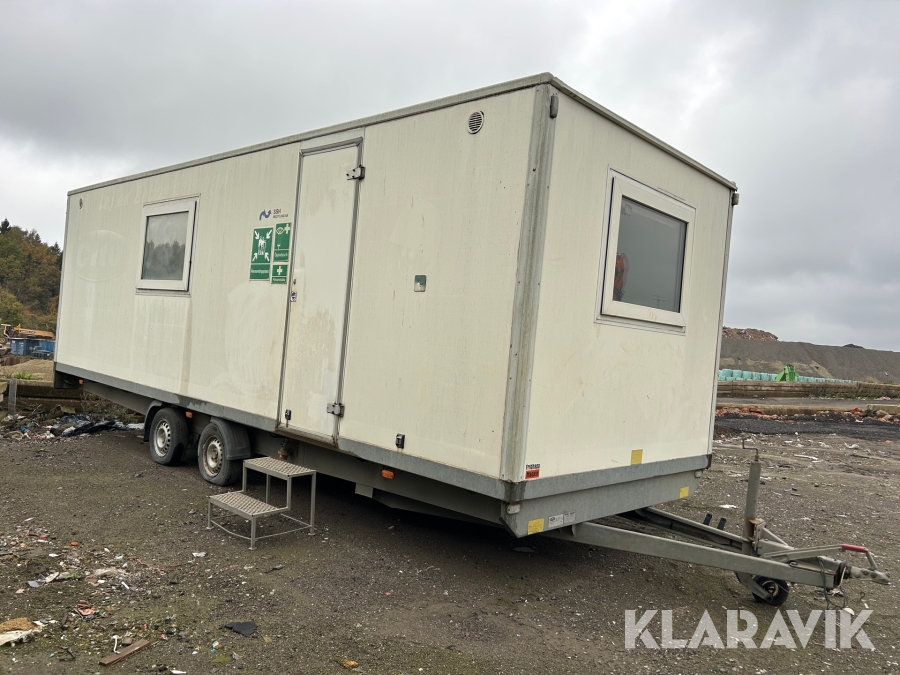 Personalvagn Eurowagon FS33 med kök, badrum & 2 sovrum