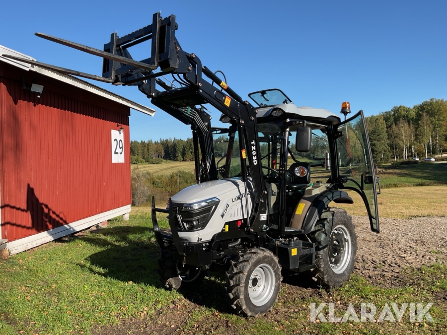 Traktor Landtrac 254 Cabin 4WD StegV med frontlastare