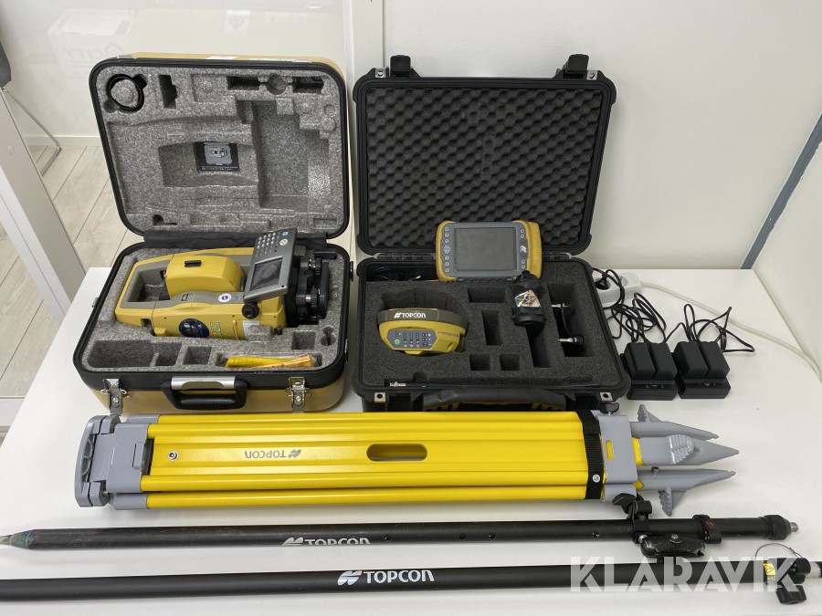 Totalstation Topcon PS-103 med handdator