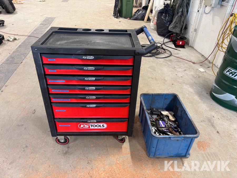 Verktygsskåp med verktyg KS Tools