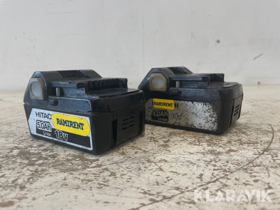 Batterier Hitachi BSL 1850 2 st