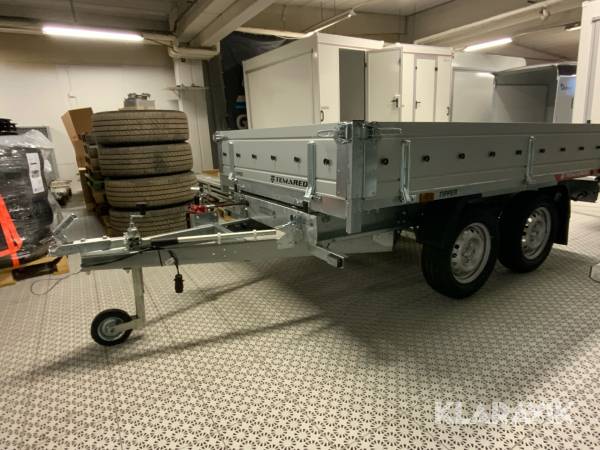 Personbilssläp med tipp Temared Tipper 2515 0,75ton