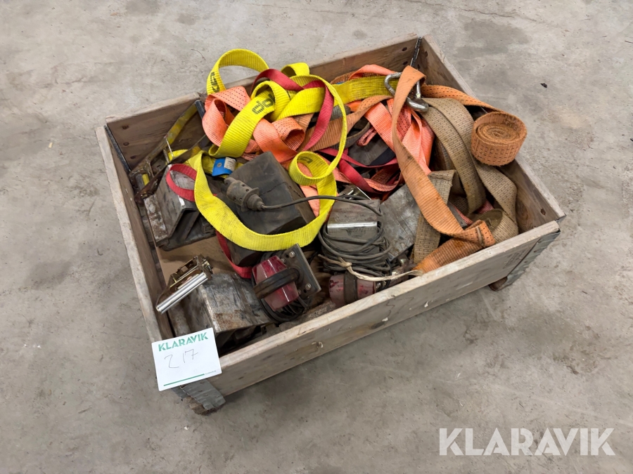 Diverse spännband och tillbehör