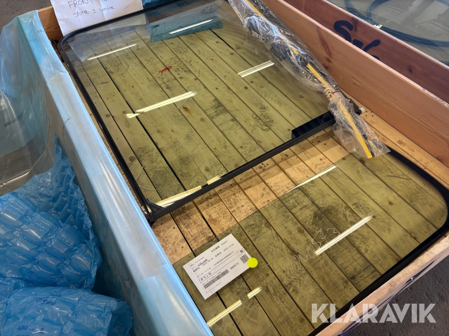 Frontrutor övre & undre Hitachi ZX155W-7