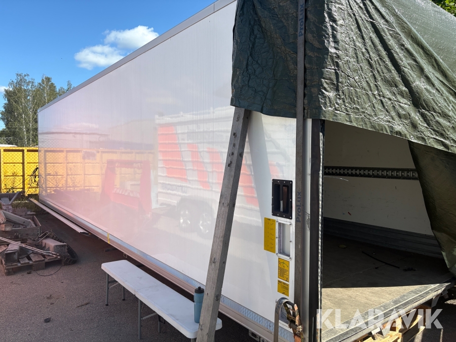 Lastbilsskåp SKab isolerat med värmeagrigat