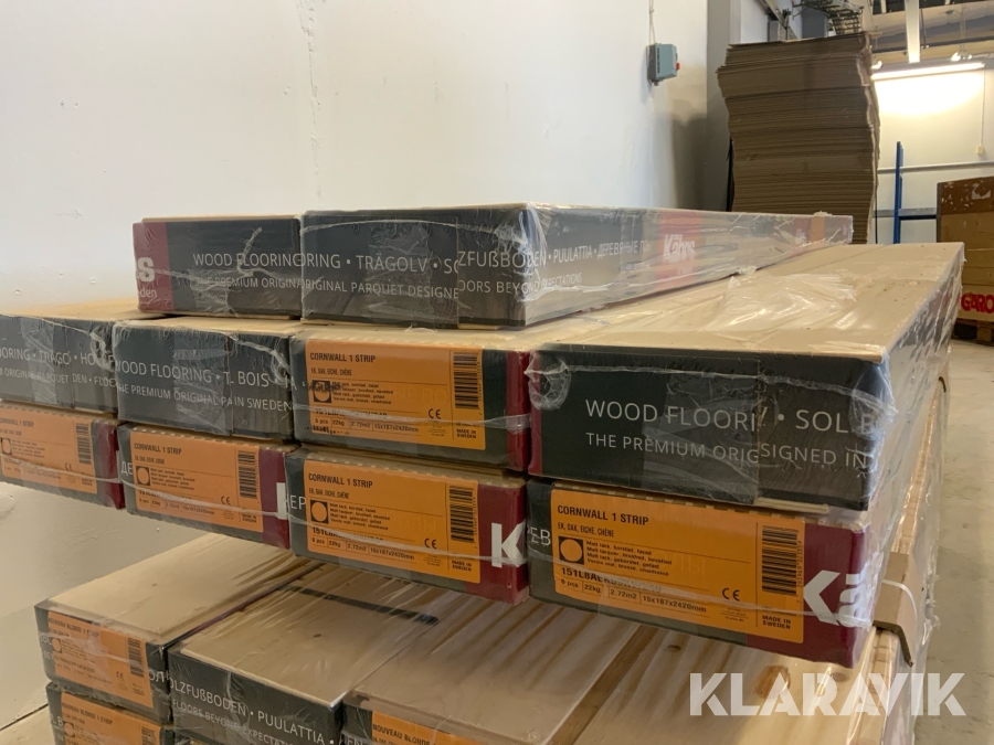 Ek Kährs Cornwall 1-stav 15 mm, 24,48 m2. mattlack och borstad