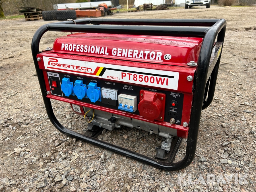 Elverk Powertech PT8500 WI