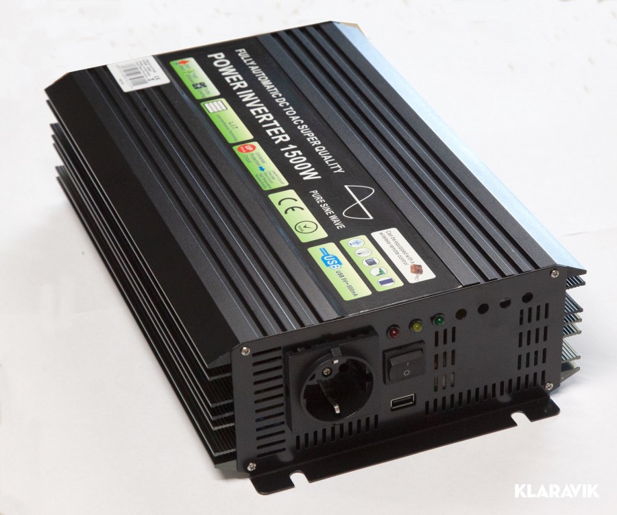 Omvandlare 1500 W Ren Sinusvåg