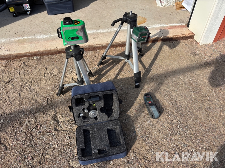 Paket med laserutrustning Bosch