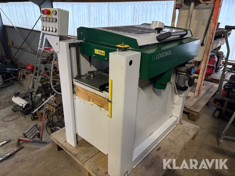 Panelhyvel Moretens Logosol PH260 4kutters med bord och utsugsfläkt