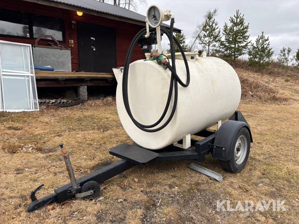 Kärra med dieseltank