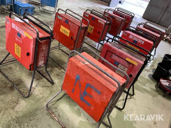 Elcentraler 10st Bygg el UC25/32A