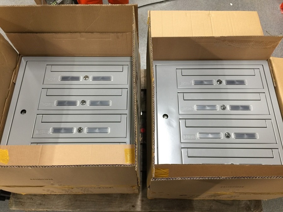 8 st. Postlådor till lägenheter