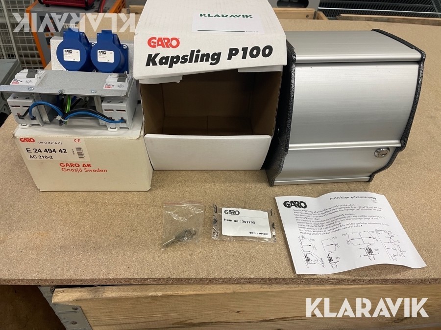 Bilvärmaruttag Kapsling P 100