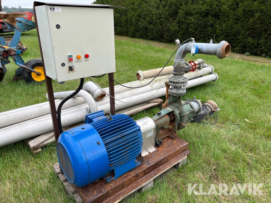 Bevattningspump Caprari 45 kW med sugledning