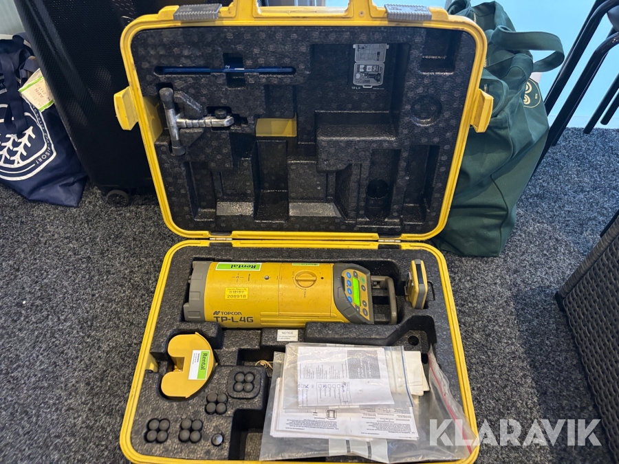 Rörläggningslaser Topcon TP-L4G