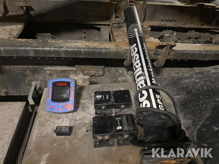 Grävsystem Scanlaser XC2 med givare och stolpe