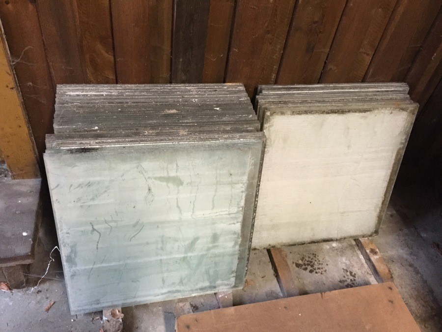 Ett parti med Växthusglas