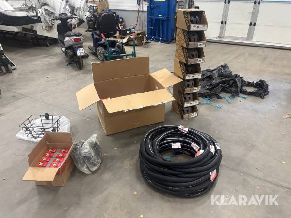 Parti med cykeltillbehör