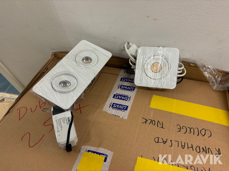 Spotlights LED dimbara, enkla och dubbla Hidealite