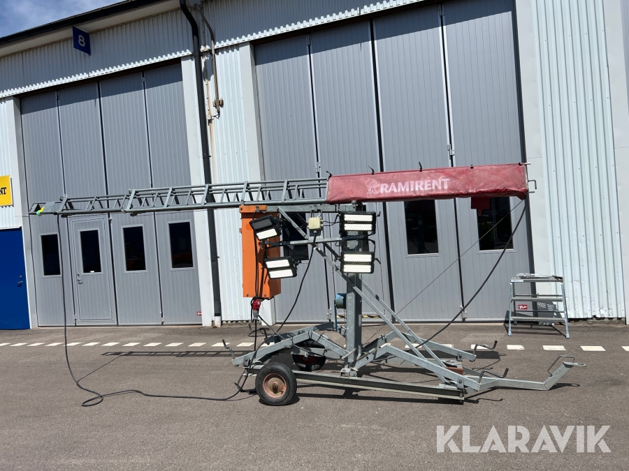 Belysningsmast med teleskop 12 m FeRex Conlight 12 m led