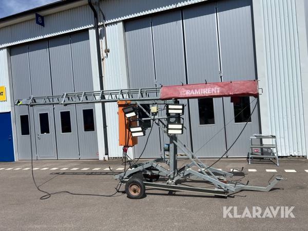 Belysningsmast med teleskop 12 m FeRex Conlight 12 m led