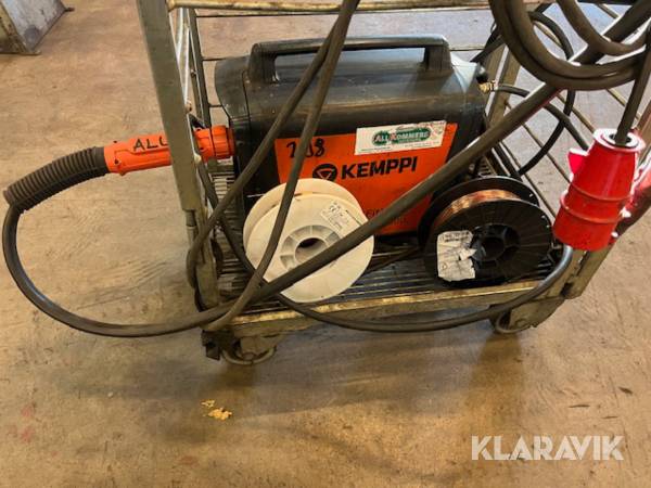 Migsvets Kemppi FitWeld 300 med vagn