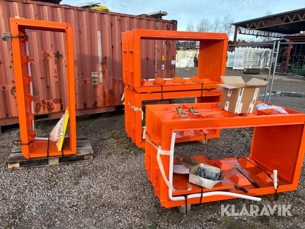 Gjutformar Betongblock 160x80x80 / 180x60x60 med div tillbehör