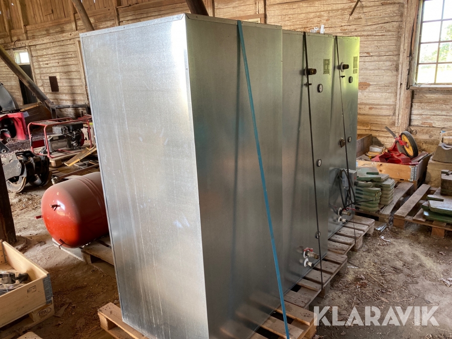 Vedpanna Nibe Vedex 3300 med ackumulatortankar 