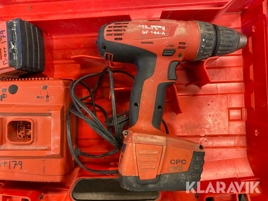 Borrmaskin Hilti SF 144A, Ängelholm, Klaravik auktioner