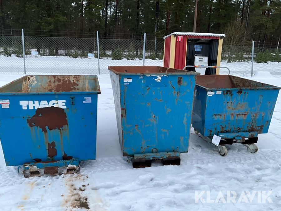 Tippcontainer, Sopbask