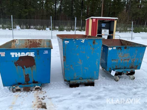 Tippcontainer, Sopbask