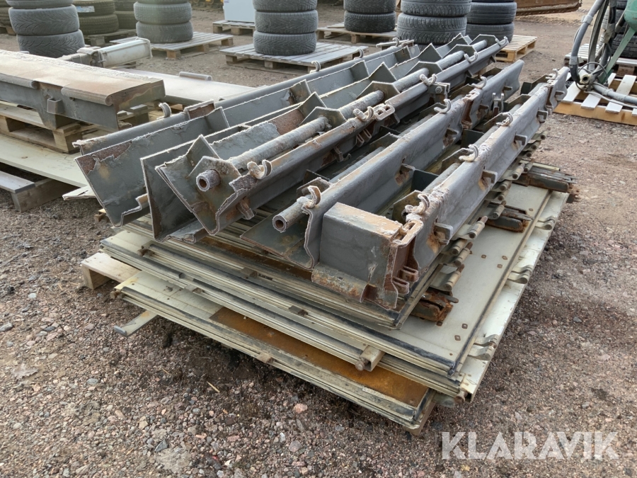 Lämmar och kantlina till grusflak 6m