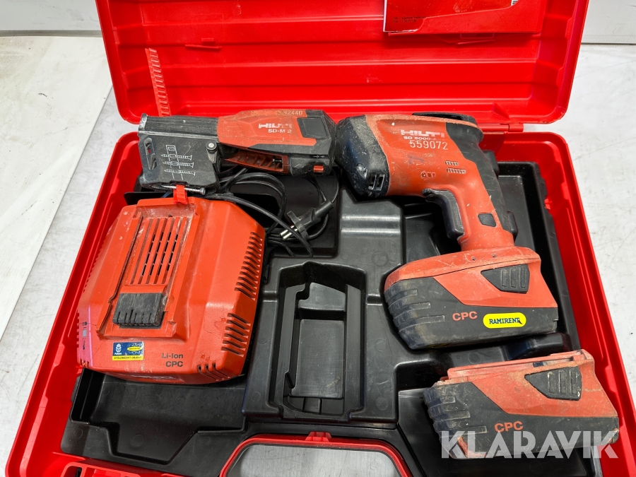 Gipsskruvdragare + automat Hilti SD 5000-A22 + SD-M2