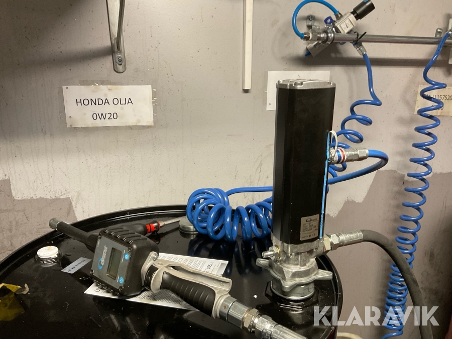 Tryckluftsdriven oljepump Orion