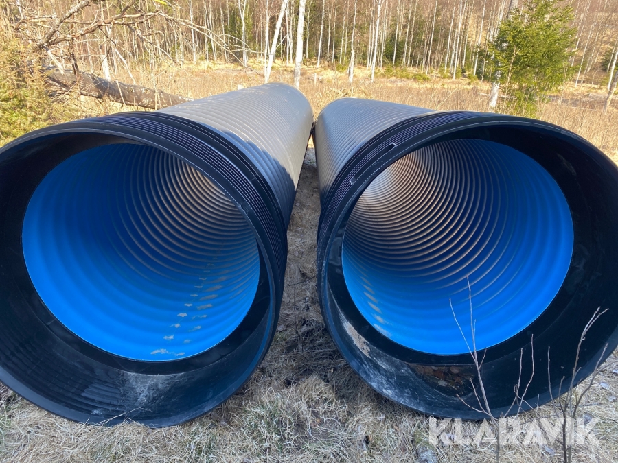 Vägtrummor 2 st PipeLife 1000