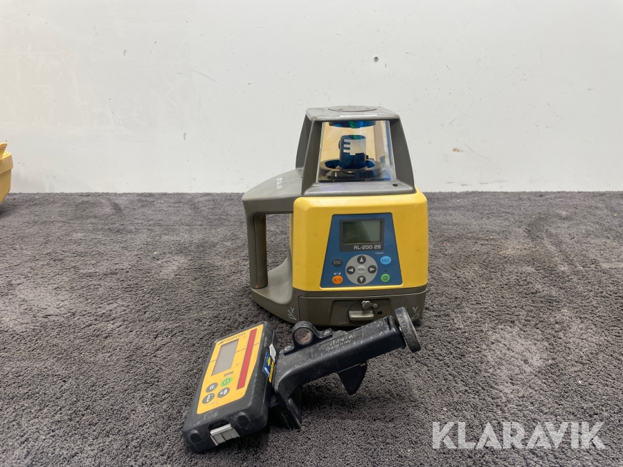 Tvåfallslaser & lasermottagare Topcon RL-200 2S, LS-100D