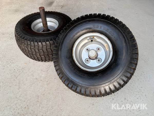 Däck med axeltapp Kingstire 20x10.00-8