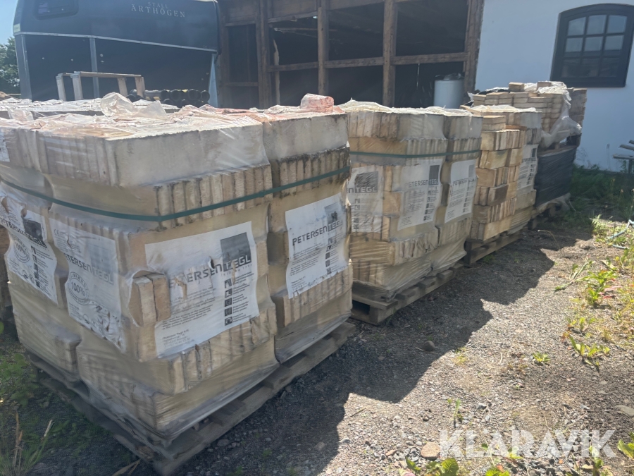 Fasadtegel Pehersen Tegl D71 ca 2200 st