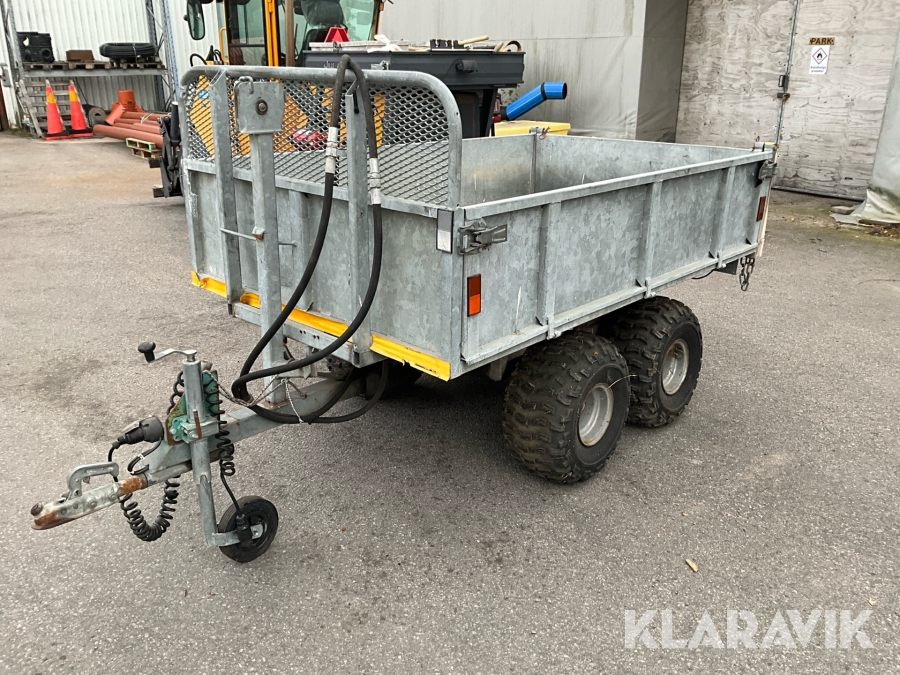 ATV-kärra Carlmans hydraulisk tipp