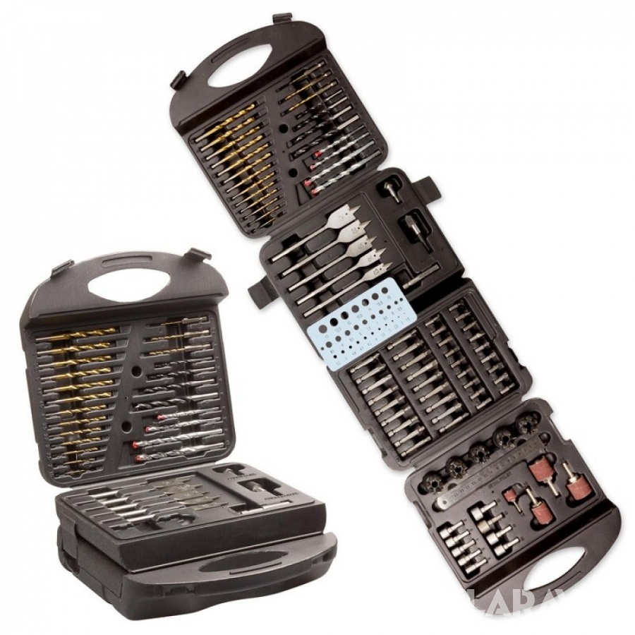 Borr/bits sats i väska 118 delar