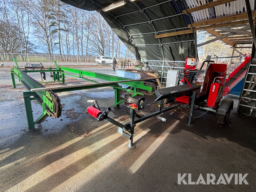 Vedmaskin Pilkemaster EVO 36 HC med timmerbana