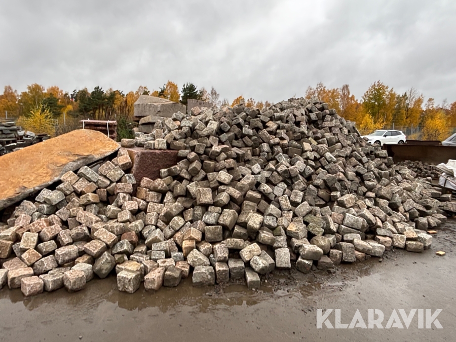 Storgatsten 13/25 Mix röd/grå/brun - Totalt 240m2 / 80 ton